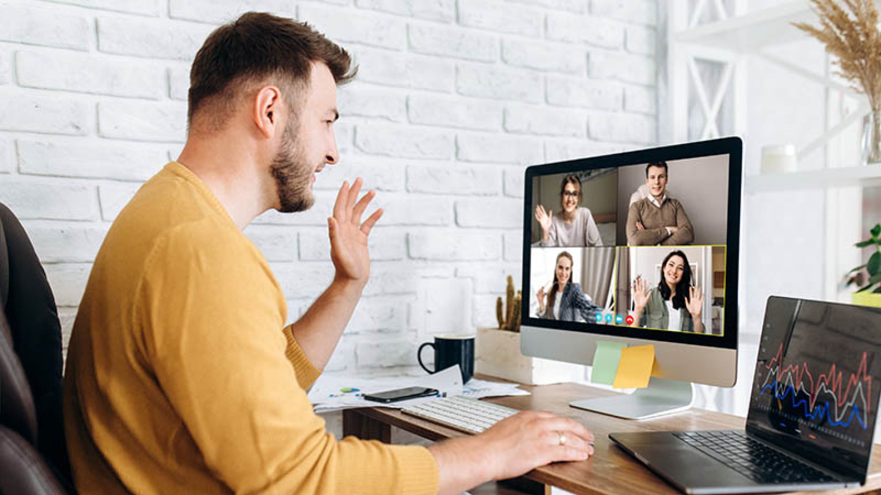 Nyansatt? Slik bygger du nettverk på hjemmekontoret